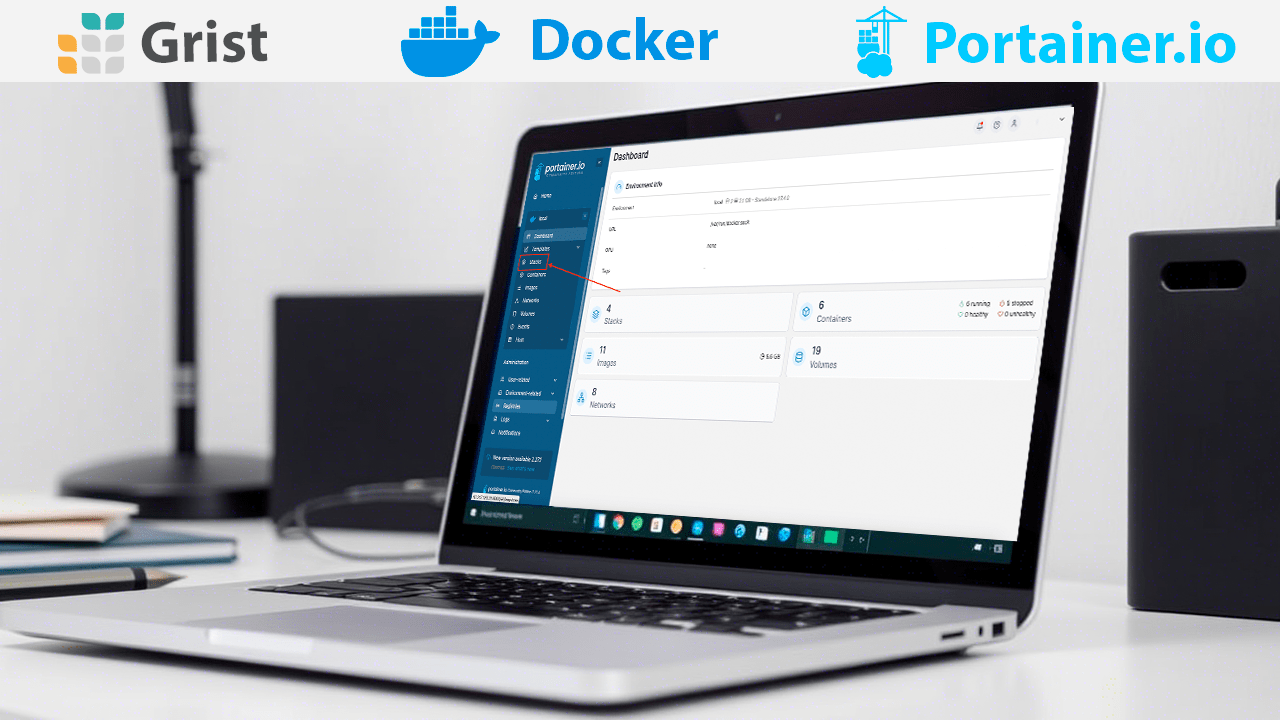 Простая инструкция по установке Grist на сервер через Portainer