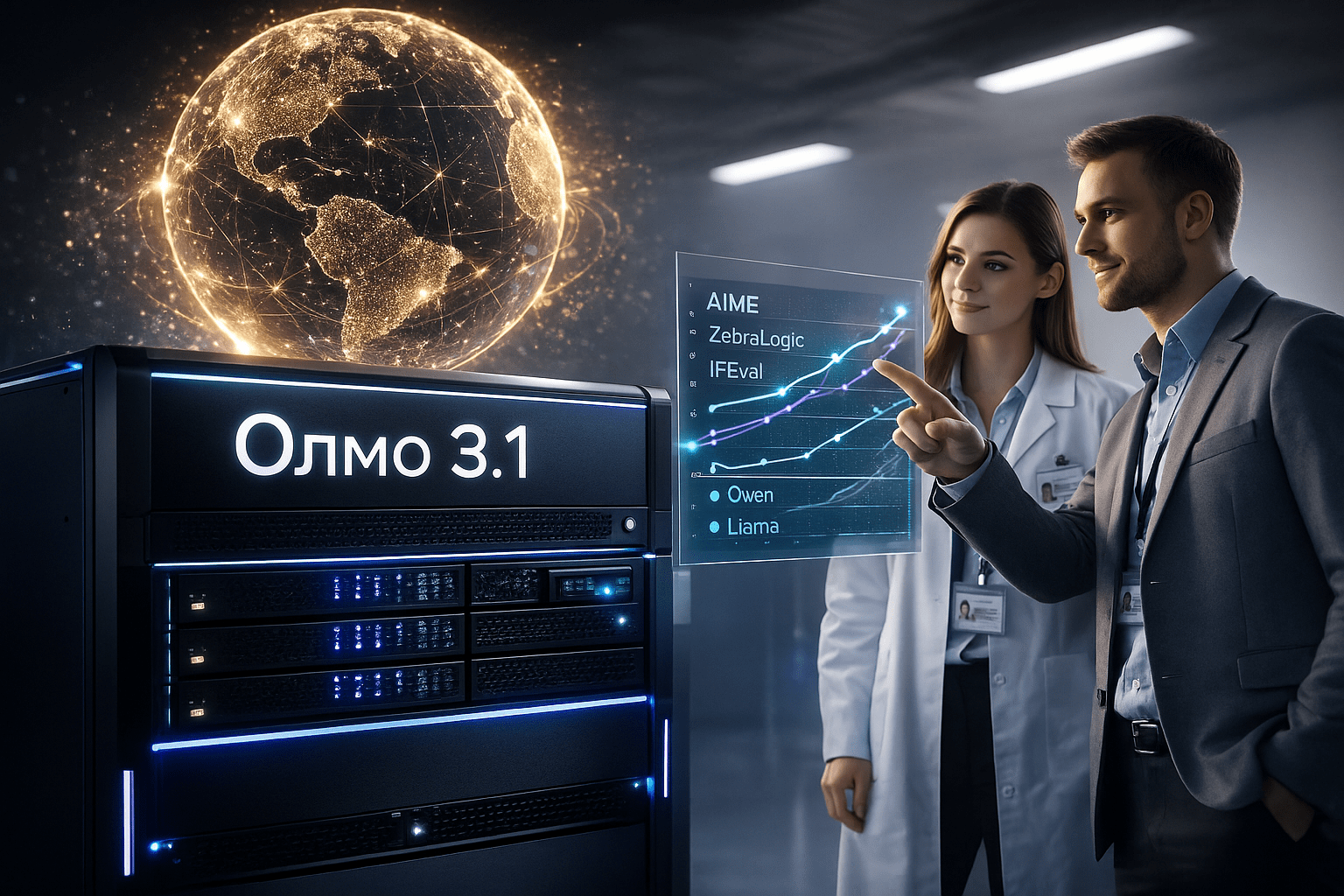 Olmo 3.1: Allen Institute выпустил модели, которые догоняют Qwen и Llama. Вот что изменилось