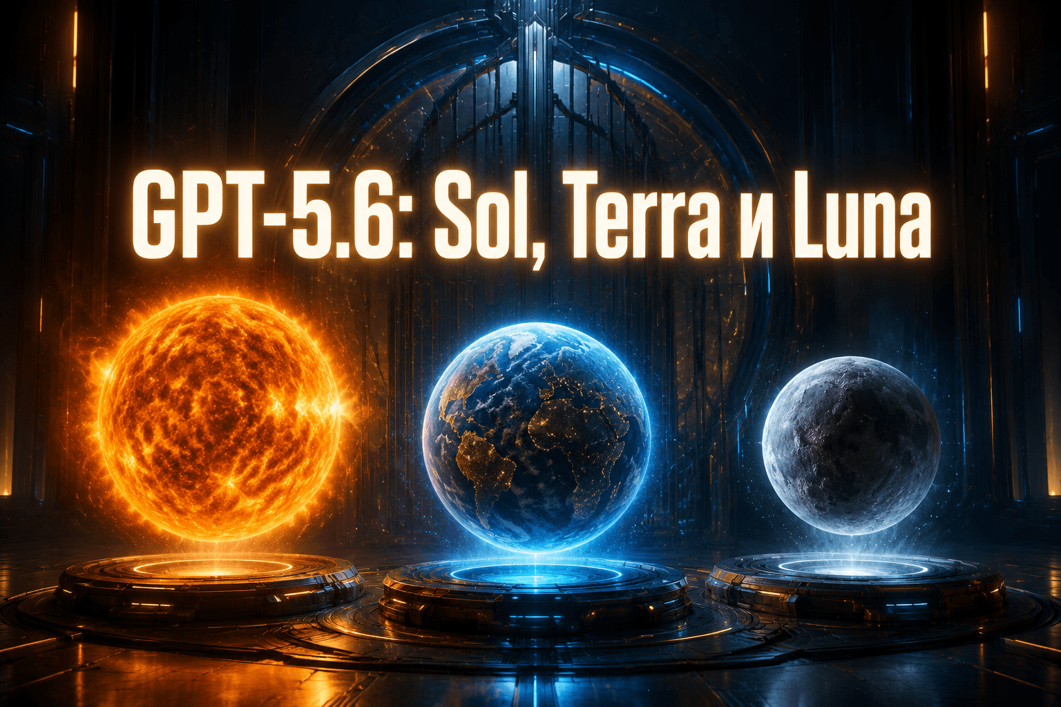 Обложка статьи ProAI: GPT-5.6: модели Sol, Terra и Luna — что меняет релиз OpenAI